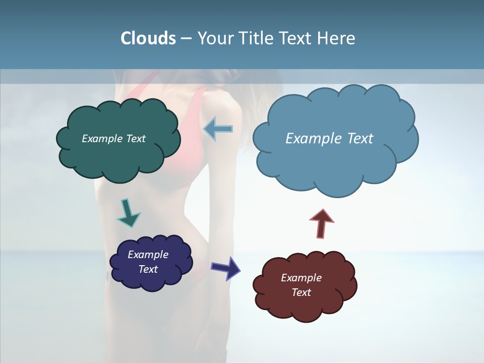 Sexy Water Holiday PowerPoint Template