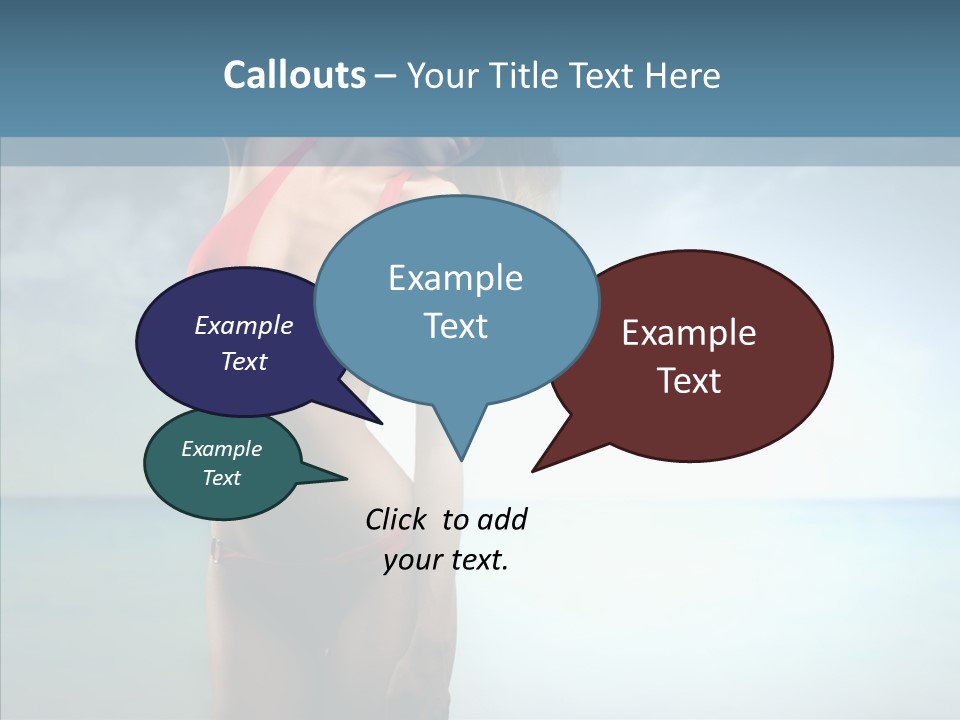 Sexy Water Holiday PowerPoint Template