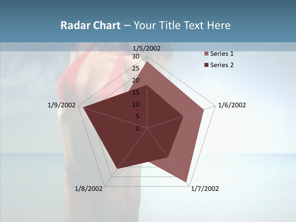 Sexy Water Holiday PowerPoint Template