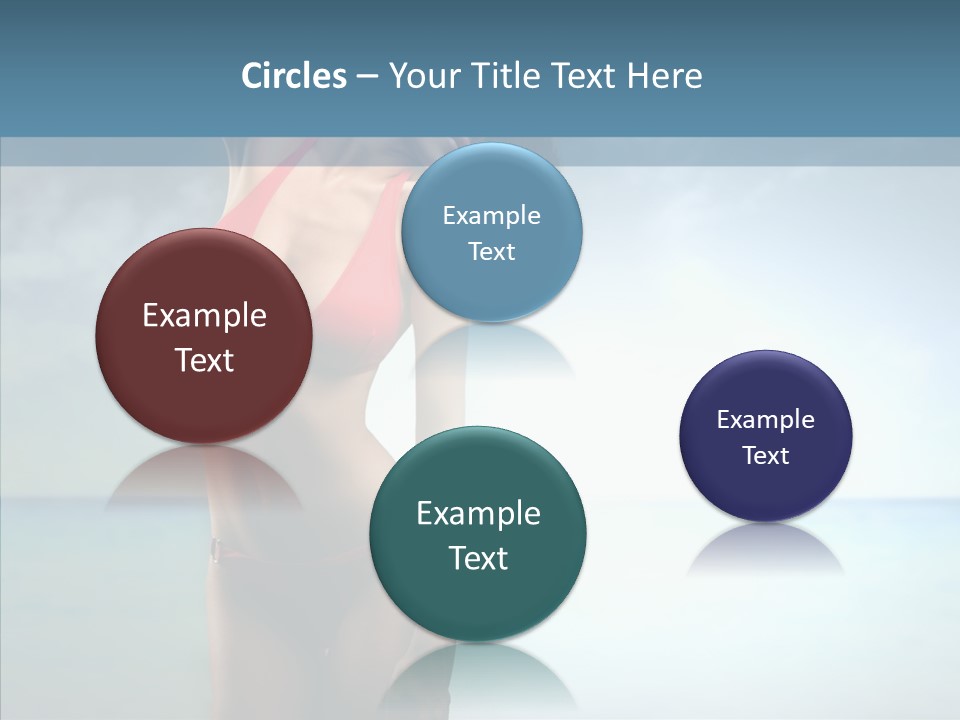 Sexy Water Holiday PowerPoint Template