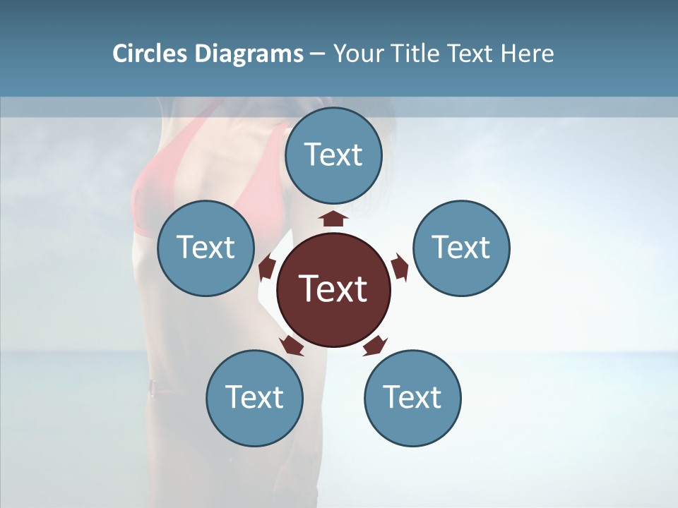 Sexy Water Holiday PowerPoint Template