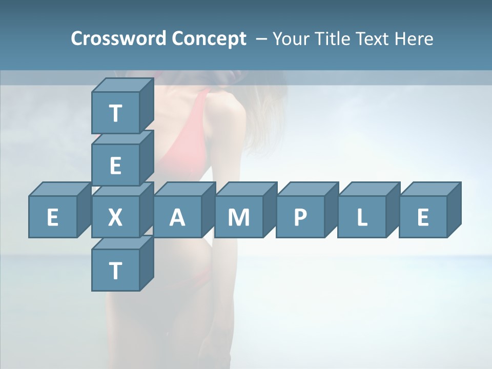 Sexy Water Holiday PowerPoint Template