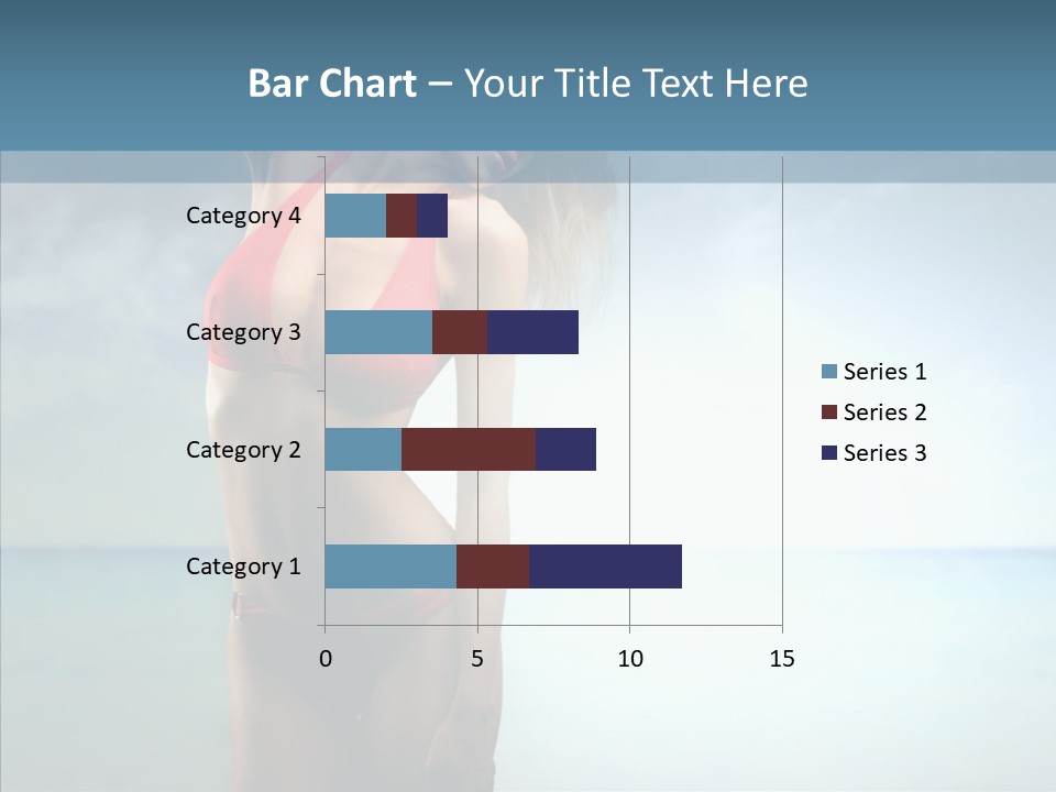 Sexy Water Holiday PowerPoint Template