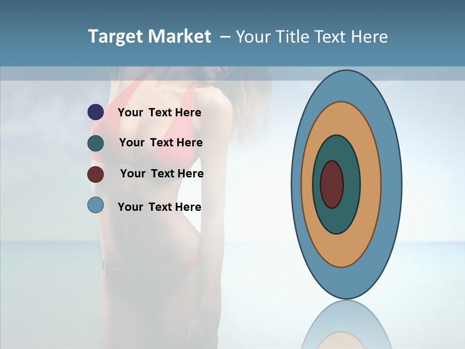 Sexy Water Holiday PowerPoint Template