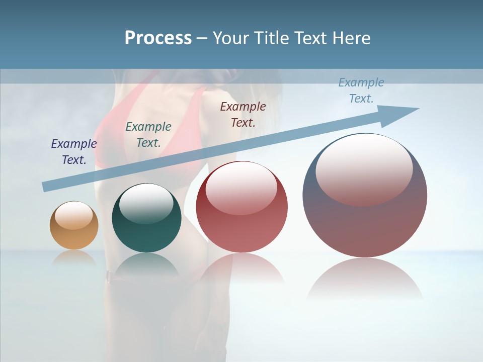 Sexy Water Holiday PowerPoint Template