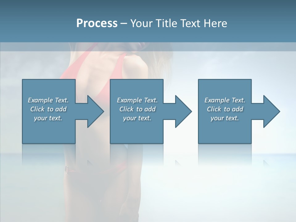 Sexy Water Holiday PowerPoint Template