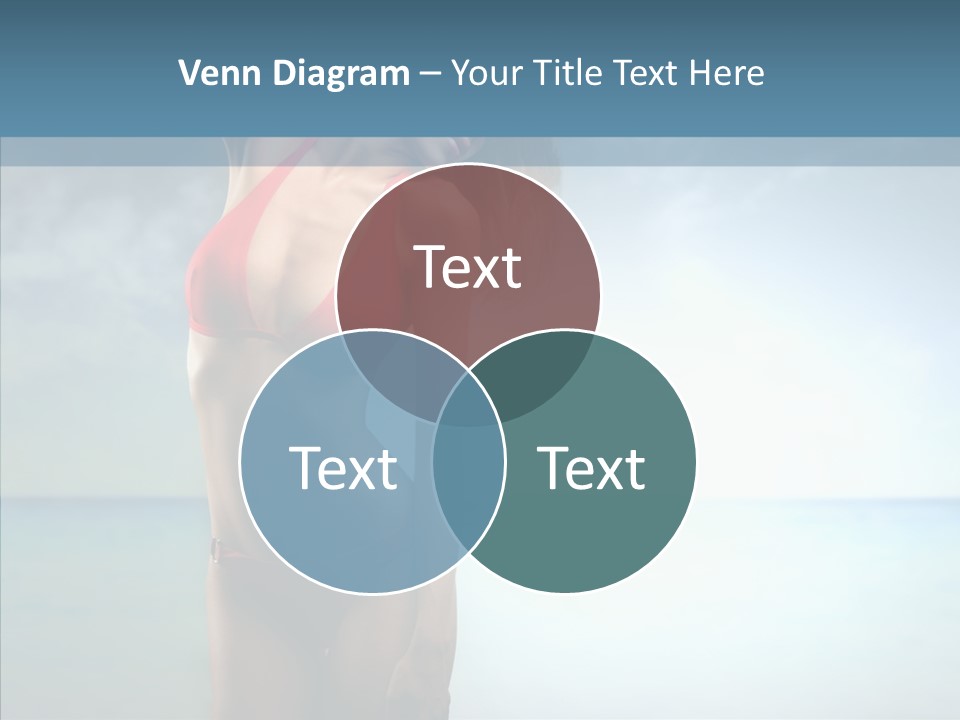 Sexy Water Holiday PowerPoint Template