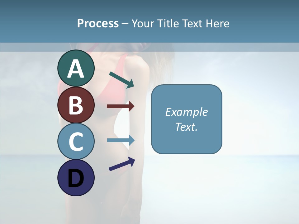 Sexy Water Holiday PowerPoint Template