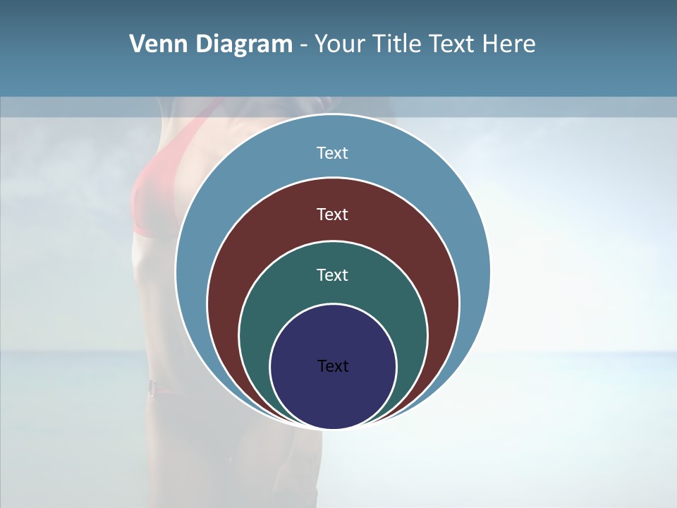 Sexy Water Holiday PowerPoint Template