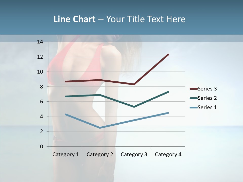 Sexy Water Holiday PowerPoint Template
