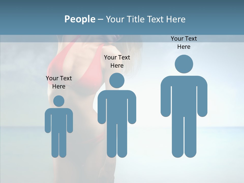 Sexy Water Holiday PowerPoint Template