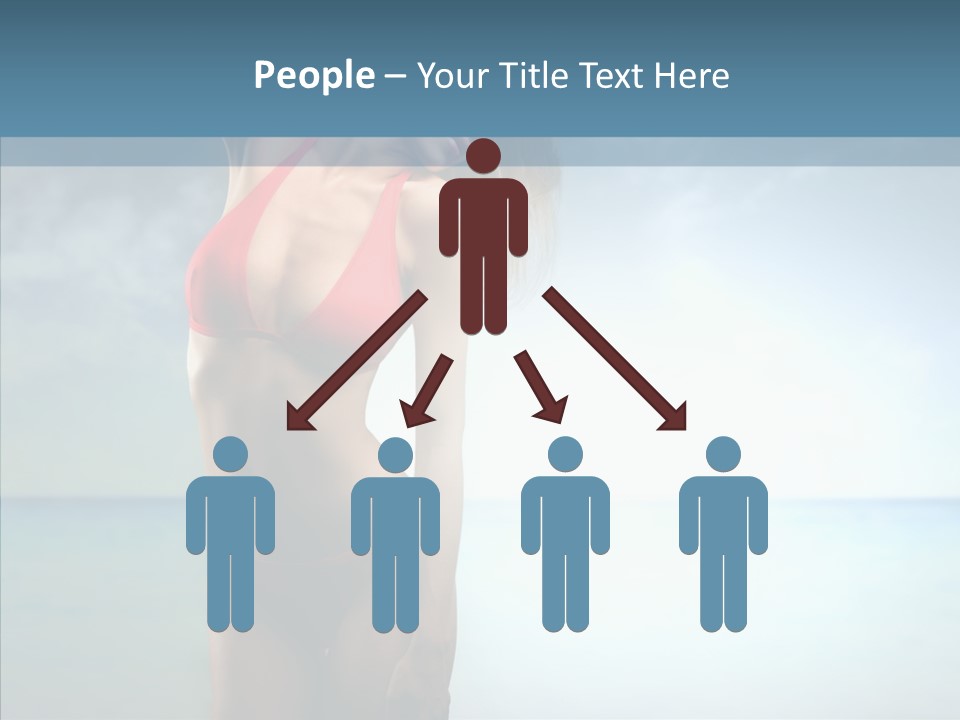 Sexy Water Holiday PowerPoint Template