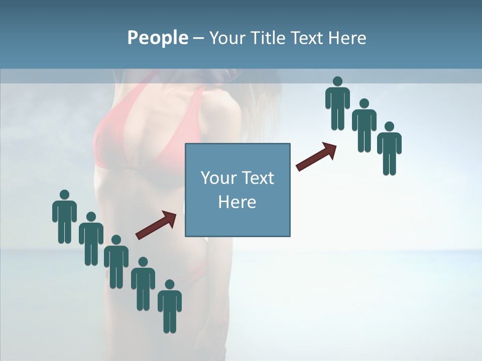 Sexy Water Holiday PowerPoint Template