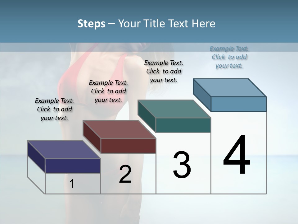 Sexy Water Holiday PowerPoint Template