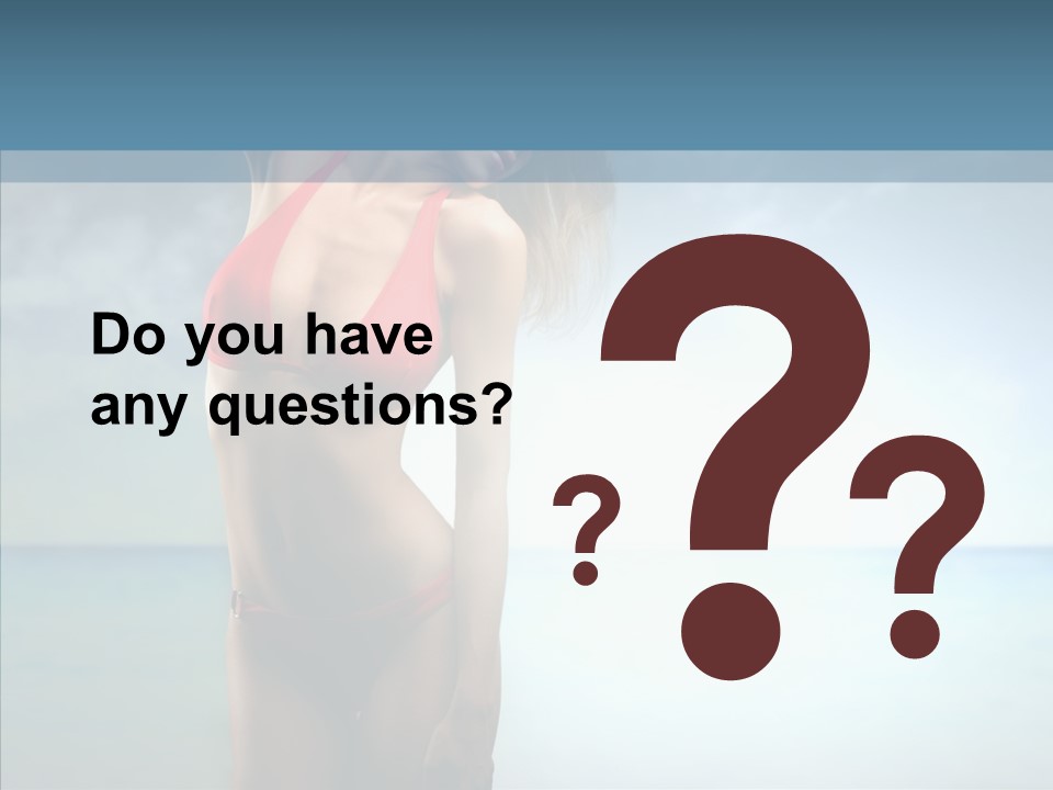 Sexy Water Holiday PowerPoint Template