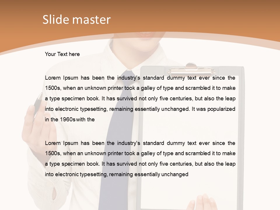 Human Management Bu Ine PowerPoint Template