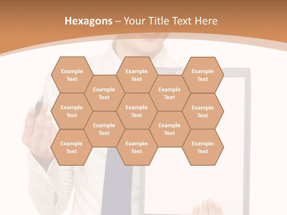 Human Management Bu Ine PowerPoint Template