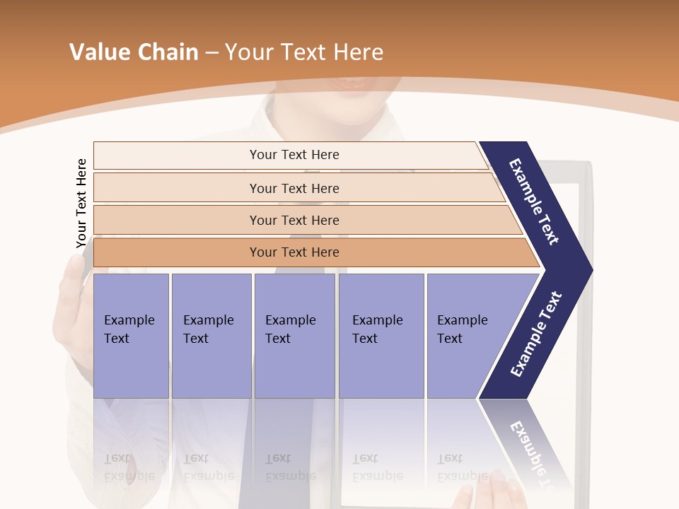 Human Management Bu Ine PowerPoint Template