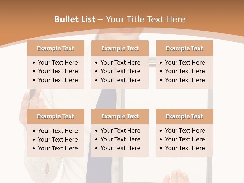 Human Management Bu Ine PowerPoint Template