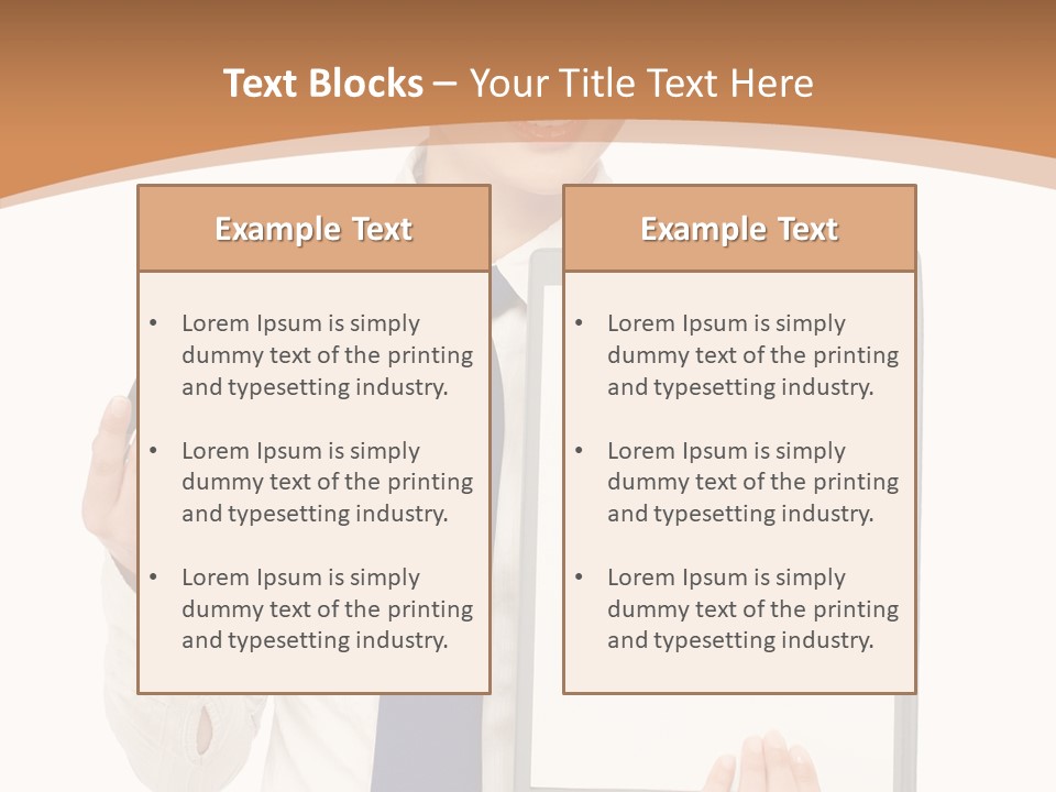 Human Management Bu Ine PowerPoint Template