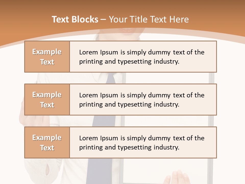 Human Management Bu Ine PowerPoint Template