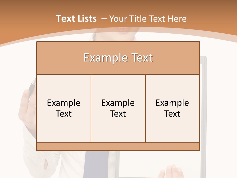 Human Management Bu Ine PowerPoint Template