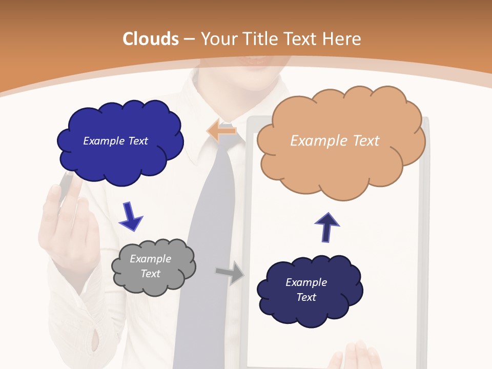 Human Management Bu Ine PowerPoint Template