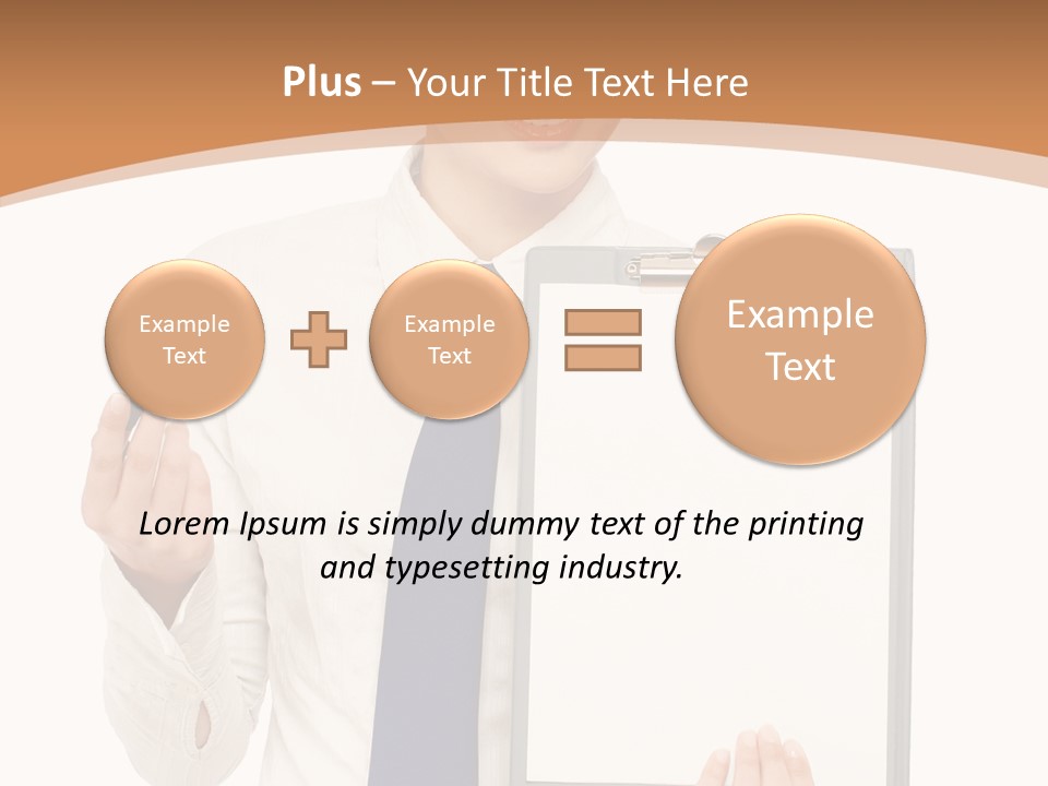 Human Management Bu Ine PowerPoint Template