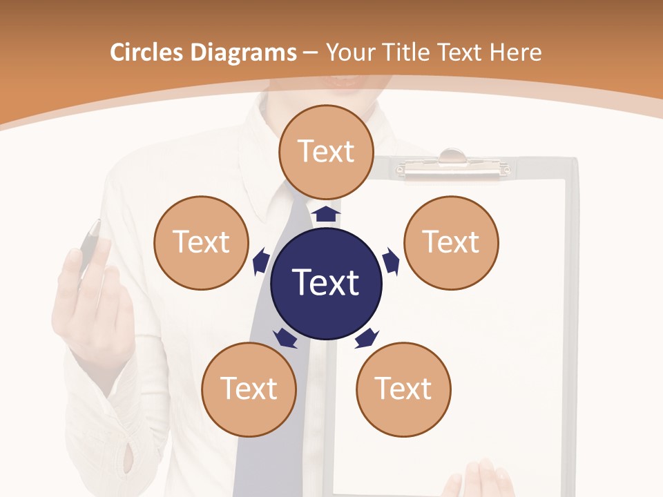 Human Management Bu Ine PowerPoint Template