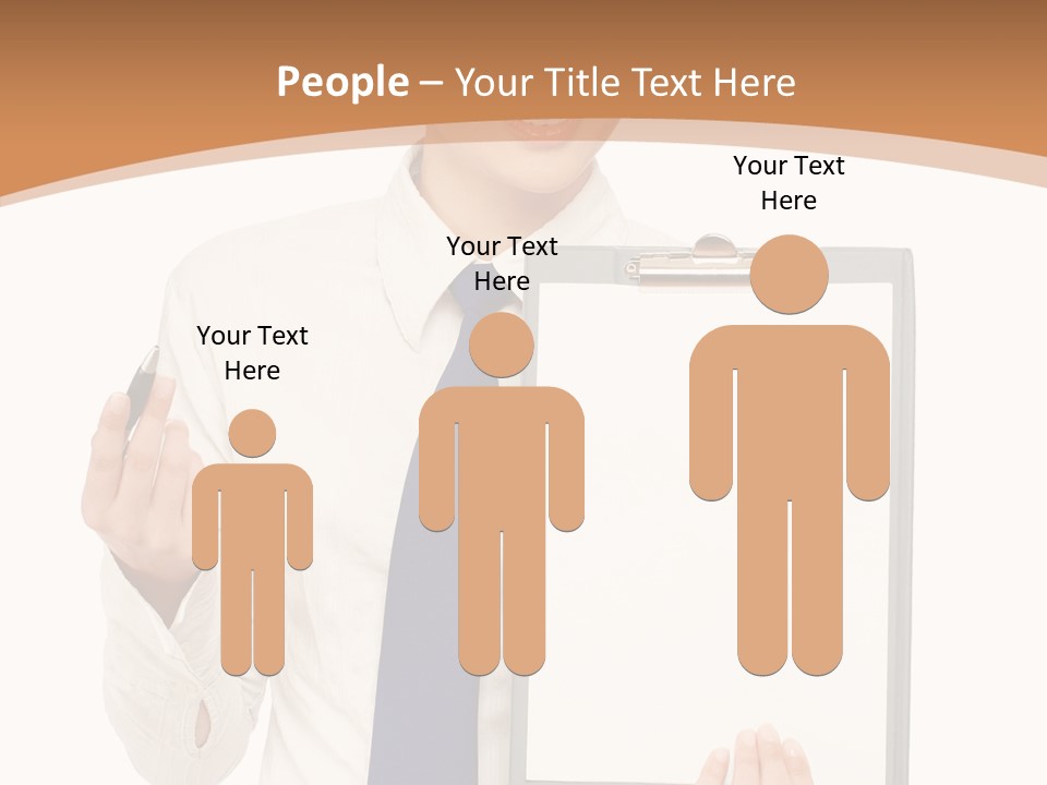 Human Management Bu Ine PowerPoint Template