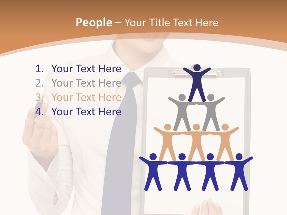 Human Management Bu Ine PowerPoint Template