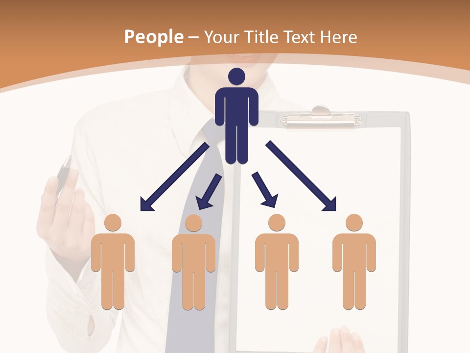 Human Management Bu Ine PowerPoint Template