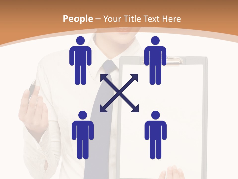 Human Management Bu Ine PowerPoint Template