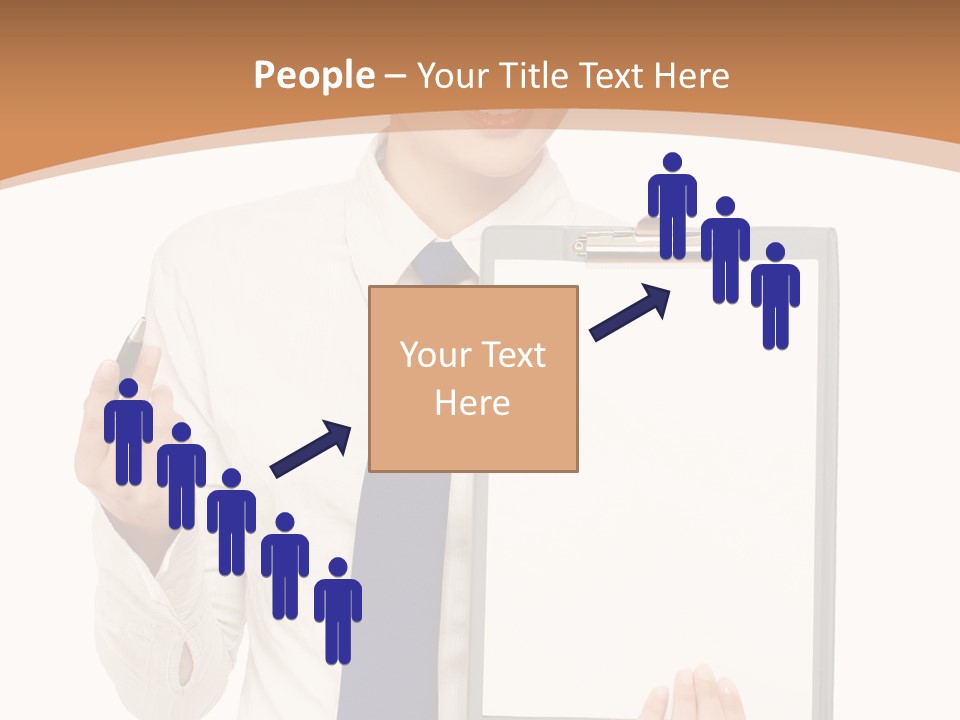 Human Management Bu Ine PowerPoint Template