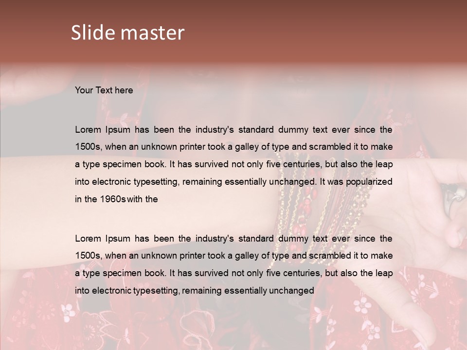 Looking  Black PowerPoint Template