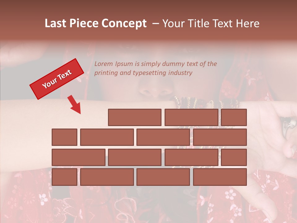 Looking  Black PowerPoint Template
