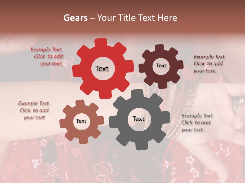 Looking  Black PowerPoint Template