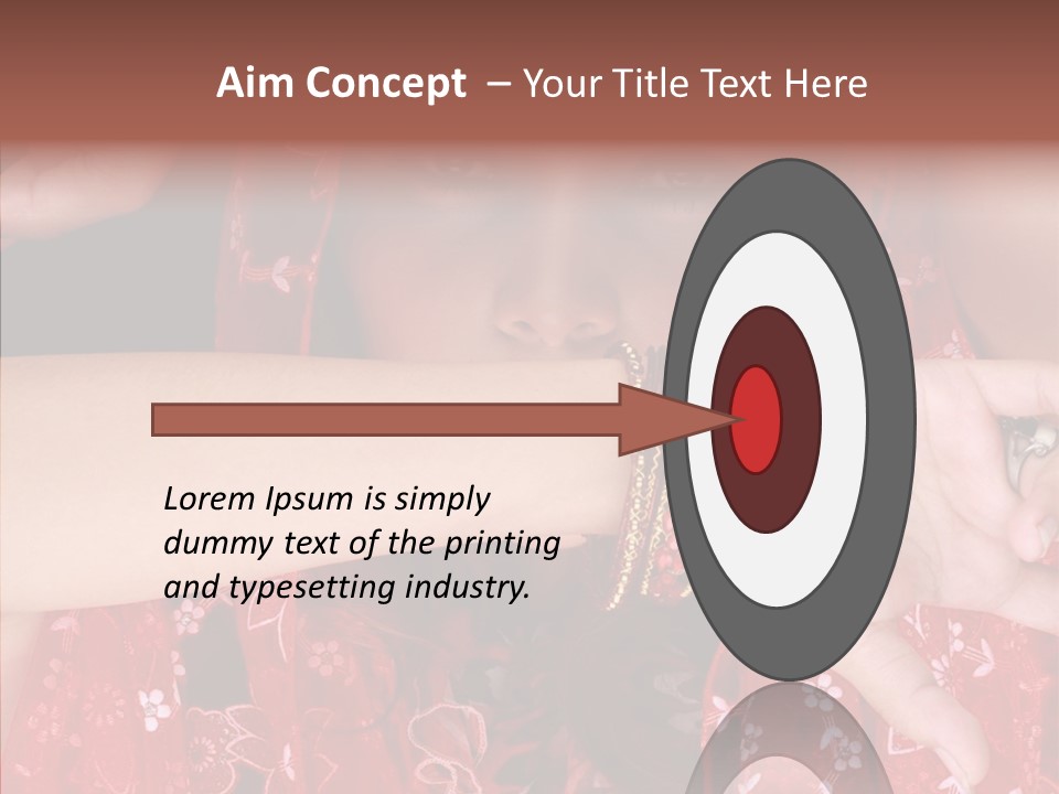 Looking  Black PowerPoint Template
