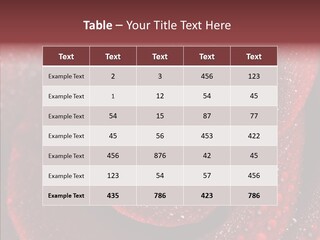Fresh Wet Liquid PowerPoint Template