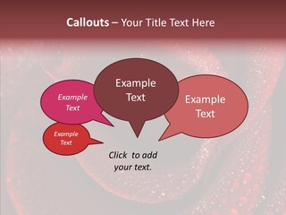 Fresh Wet Liquid PowerPoint Template