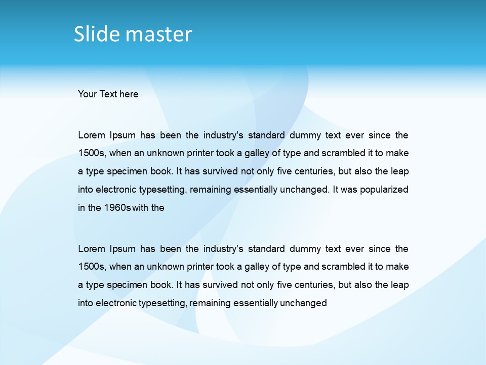 Art Modern Copyspace PowerPoint Template