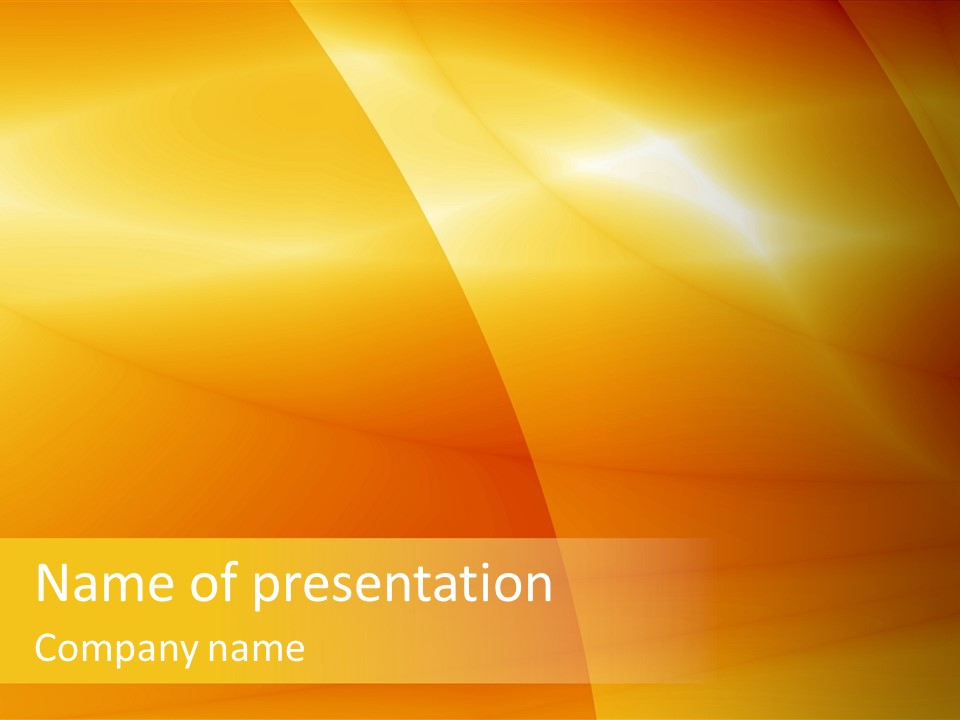 Gradient Shining Abstraction PowerPoint Template