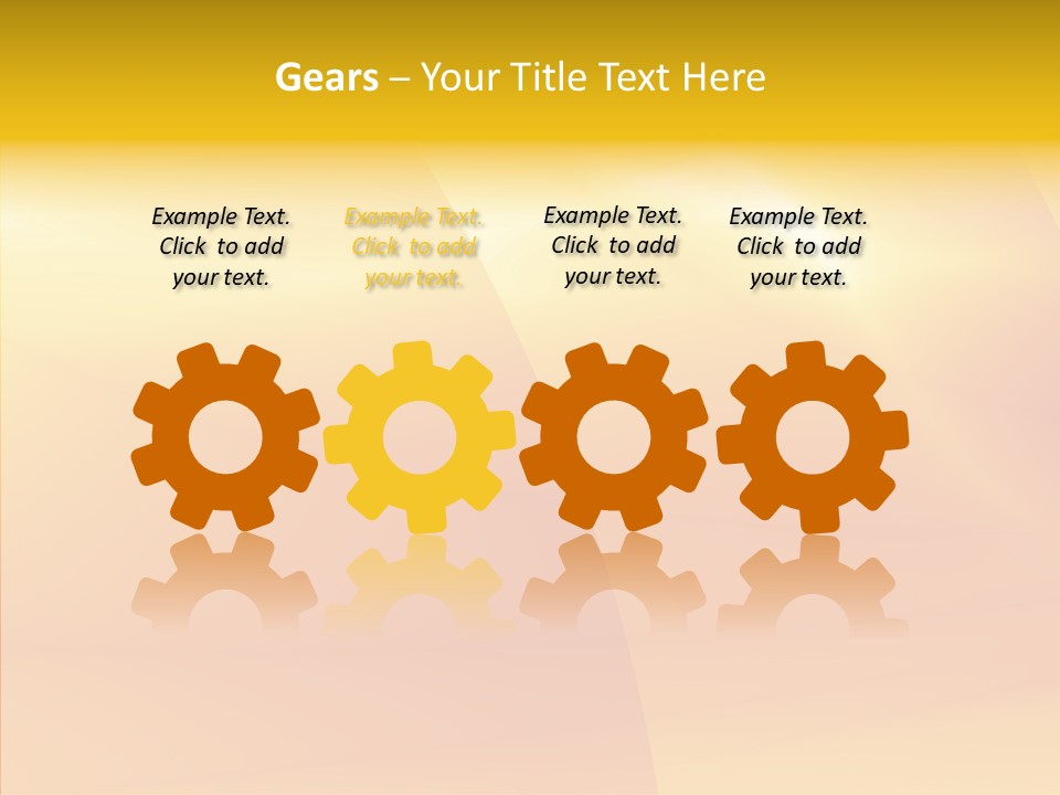 Gradient Shining Abstraction PowerPoint Template