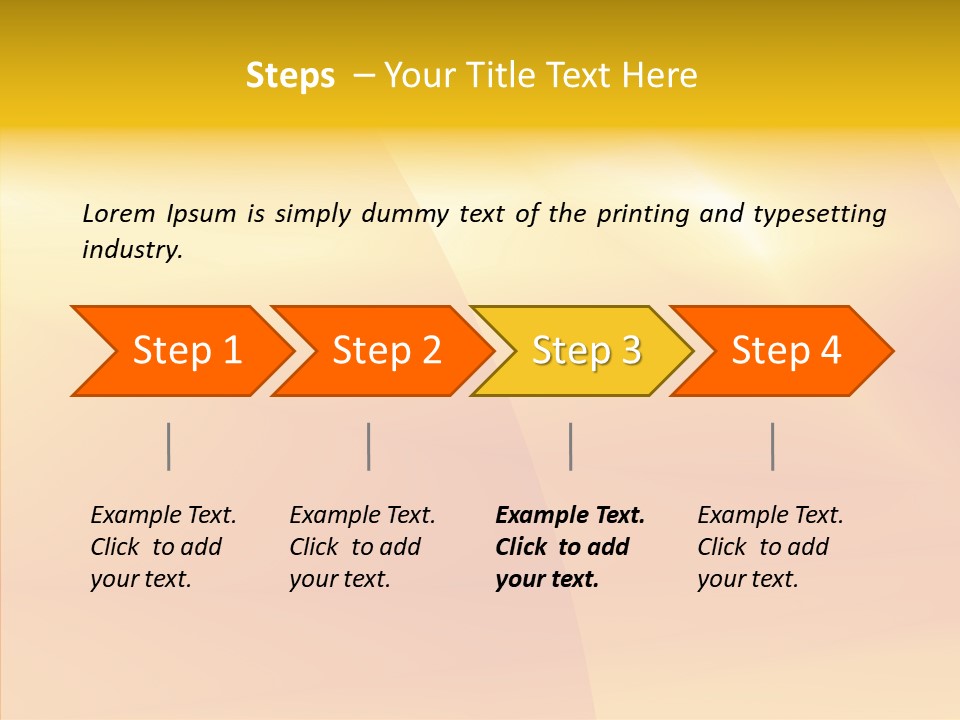 Gradient Shining Abstraction PowerPoint Template
