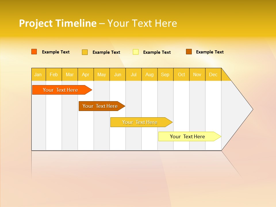 Gradient Shining Abstraction PowerPoint Template