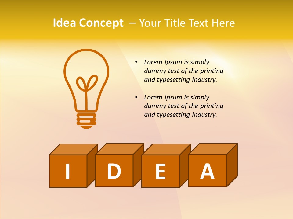 Gradient Shining Abstraction PowerPoint Template