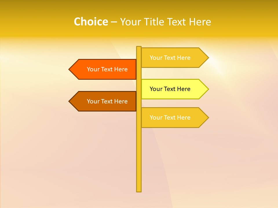 Gradient Shining Abstraction PowerPoint Template