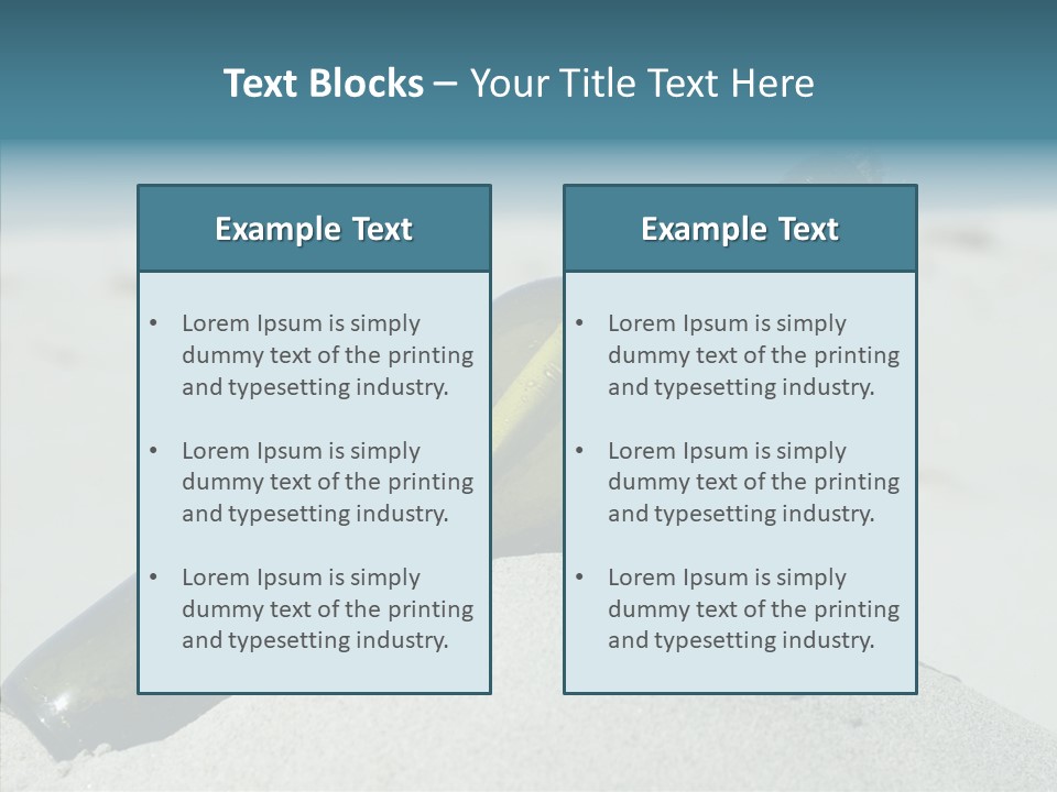 Water Paper Help PowerPoint Template