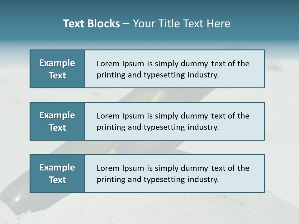Water Paper Help PowerPoint Template
