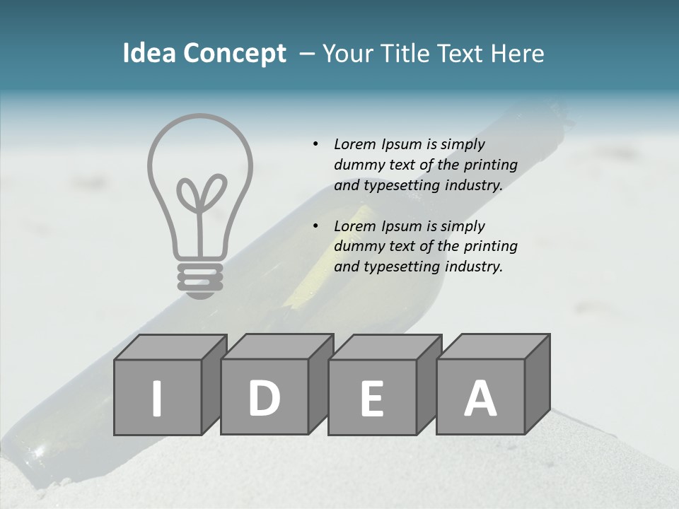 Water Paper Help PowerPoint Template